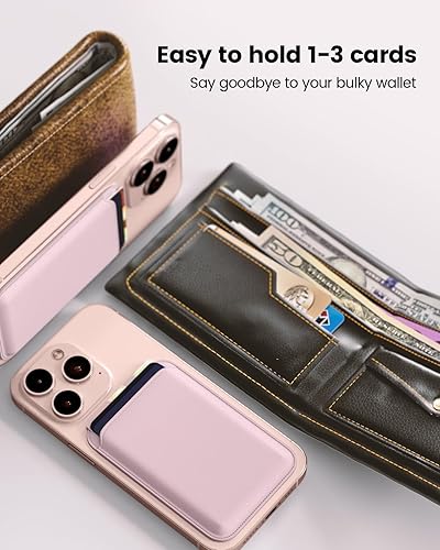 Miniatura 5 de Cartera magnética para teléfono Apple MagSafe, tarjetero para iPhone 15 Pro Max15 Plus15 Pro15, 14 Pro Max14 Plus14 Pro14, 13 Pro Max13 Pro13, 12