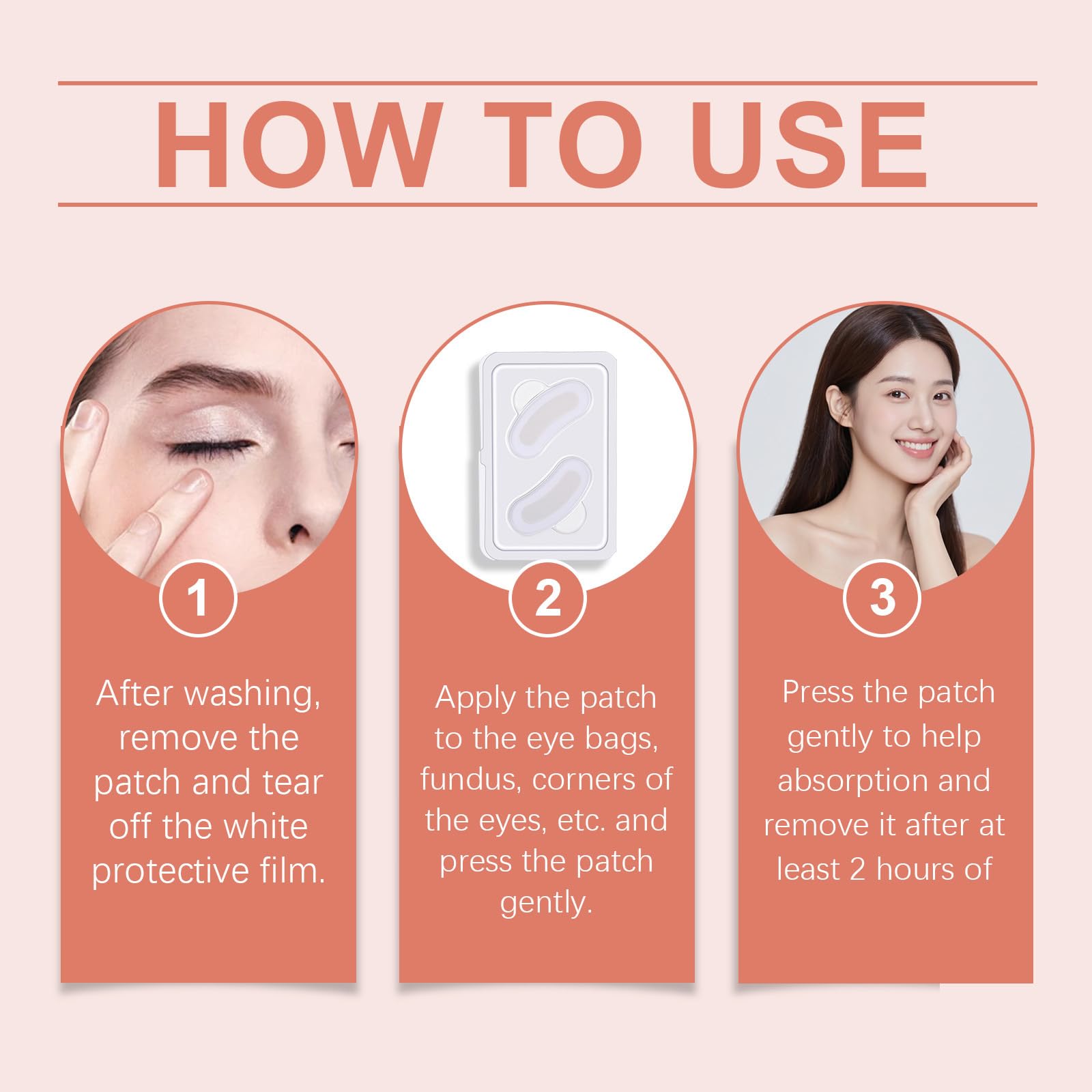 Parches Correctores Ojos Reafirmantes Nueva Generación | Acción Anti-arrugas, Anti-Bolsillos e Hidratación Intensa | Invisible Ideal bajo Maquillaje para una mirada brillante