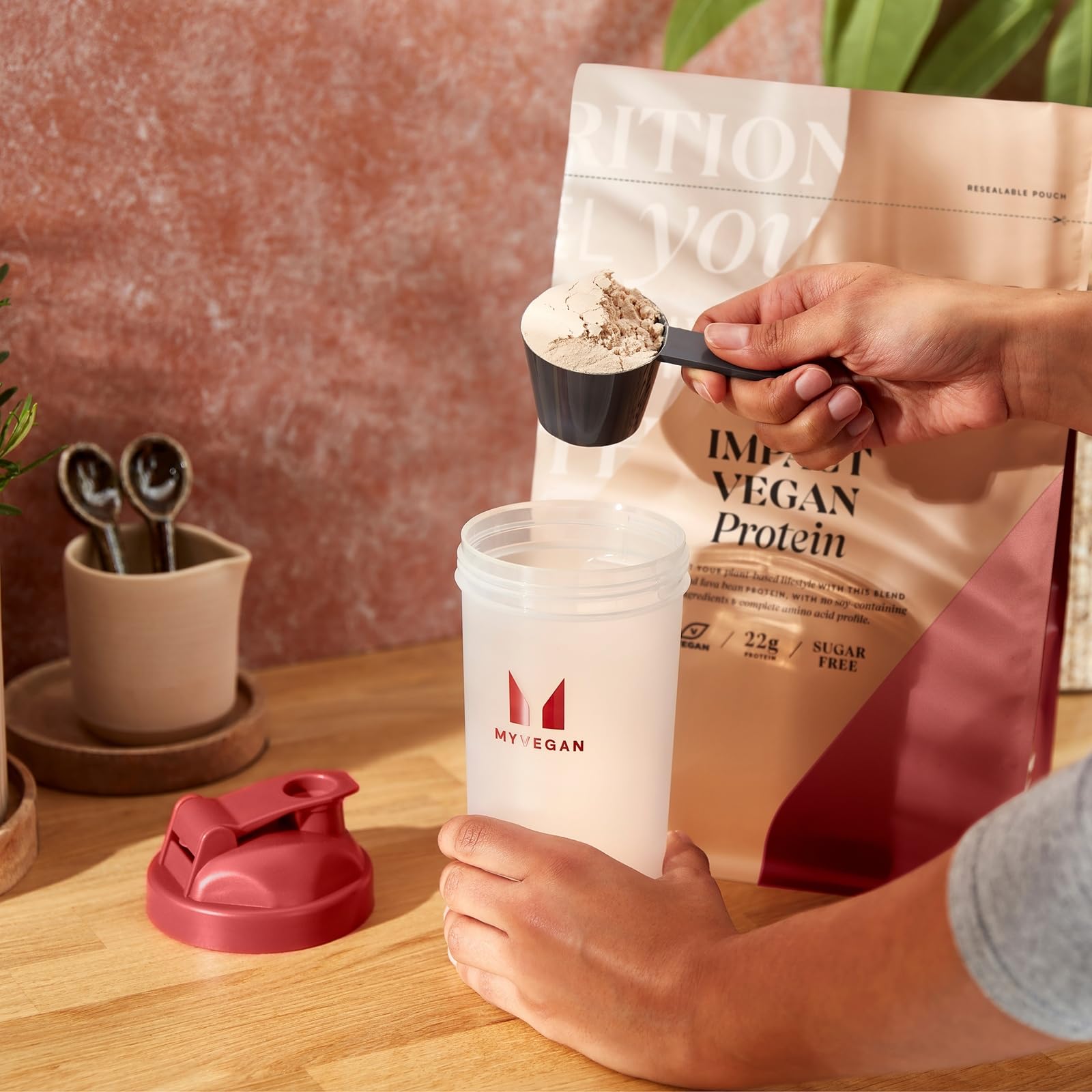 Myprotein Impact Vegan Protein, saveur vanille, 1 kg, 24 g de protéines végétales, 33 portions