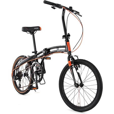 Amazon Doppelganger ドッペルギャンガー 17 18モデル ライトウェイトフォールディングバイク インチ折りたたみ自転車 Blackmaxシリーズ 2 Dp Blackmax 2 Dp ドッペルギャンガー Doppelganger 折りたたみ自転車