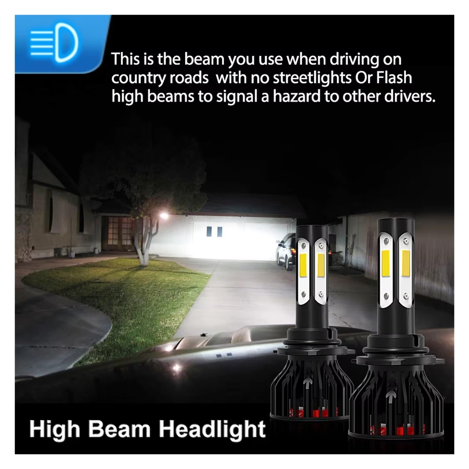 FARO PRINCIPAL Para SUBARU para FORESTER SH SJ 2008-2017 2018-2023 LED 150W H11 HB3 bombilla de faro delantero de coche 6000K Faros Delanteros(High Beam(2Pcs))