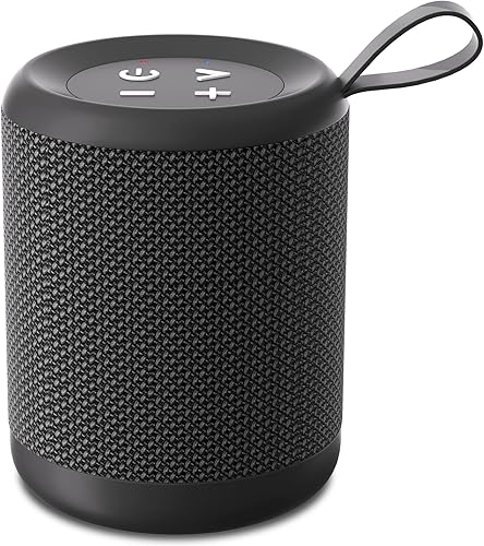 MEGATEK Altavoz Bluetooth portátil con IPX5 impermeable, rango inalámbrico de 100 pies, sonido HD transparente, graves ricos, entrada auxiliar,