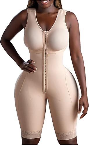 Snatched Body - Women's Stage 1 Faja Colombianas with Bra Shapewear BBL Post Surgery Compression Garment Butt Lifting
