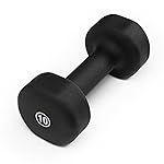 Marcy Neoprene Dumbbell, Single Piece, 10-lb, Midnight Black
