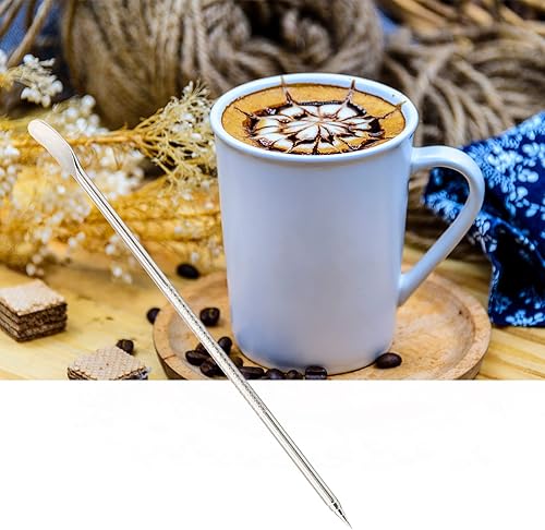 Miniatura 5 de Kyuionty Cepillo de limpieza para máquina de café cepillo para máquina de expreso juego de herramientas de limpieza de café con cuchara para cabezal