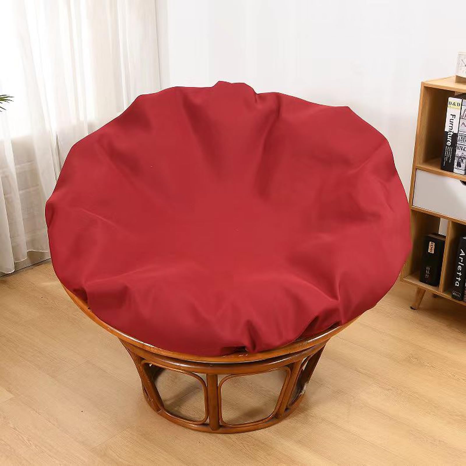 Papasan - Federa per cuscino per sedia Papasan, 55 x 55 cm