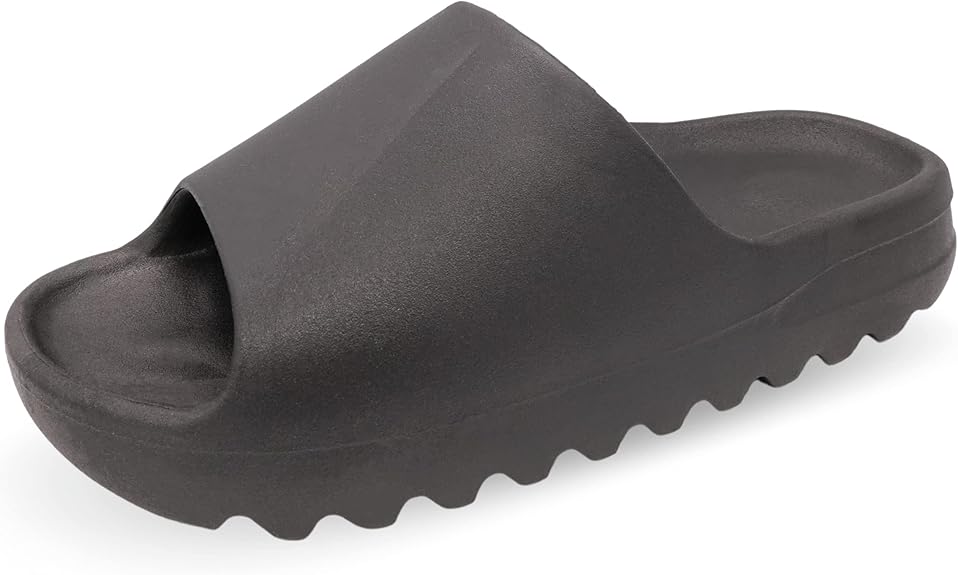 CucuFashion Pillow Slides Slippers Comfortable Pillow Sliders Women