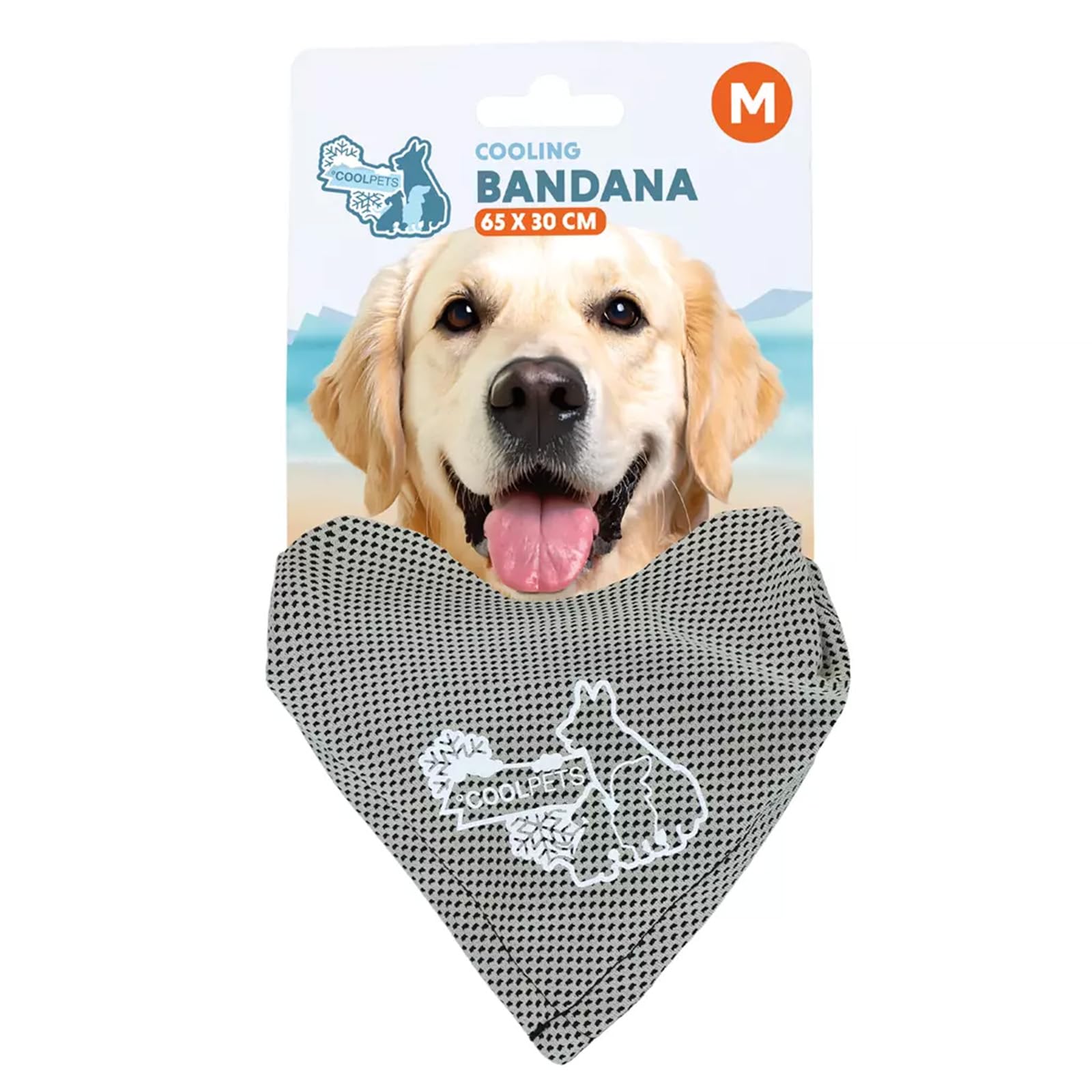 Bandana rafraîchissant pour chien idéal pour les balades d'été M