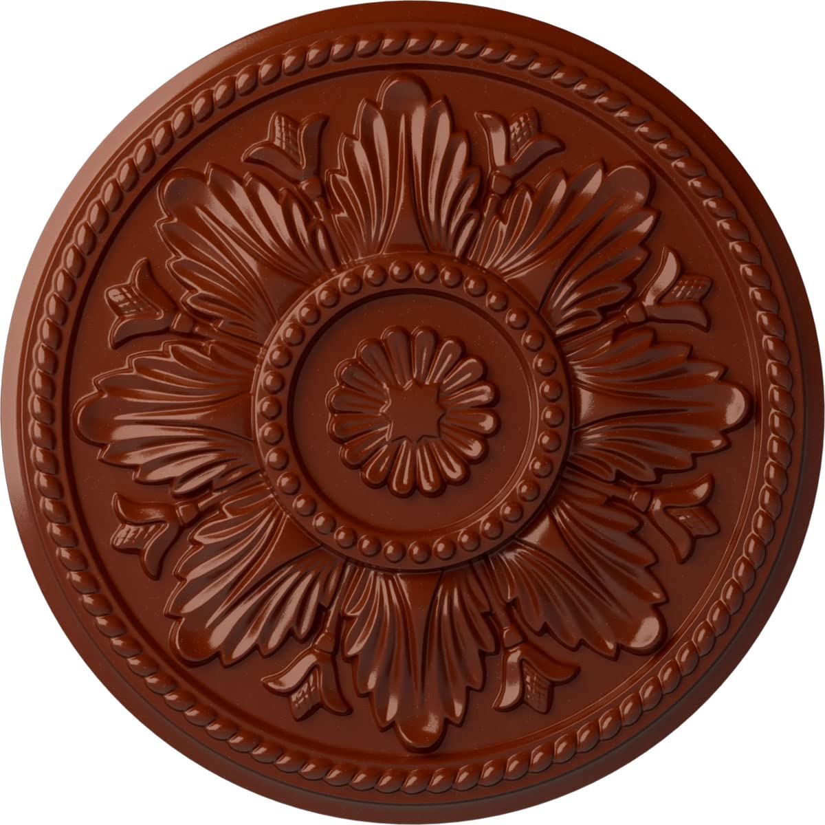 Ekena Millwork CM18EDFIF Edinburgh Ceiling Medallion, FireBrick
