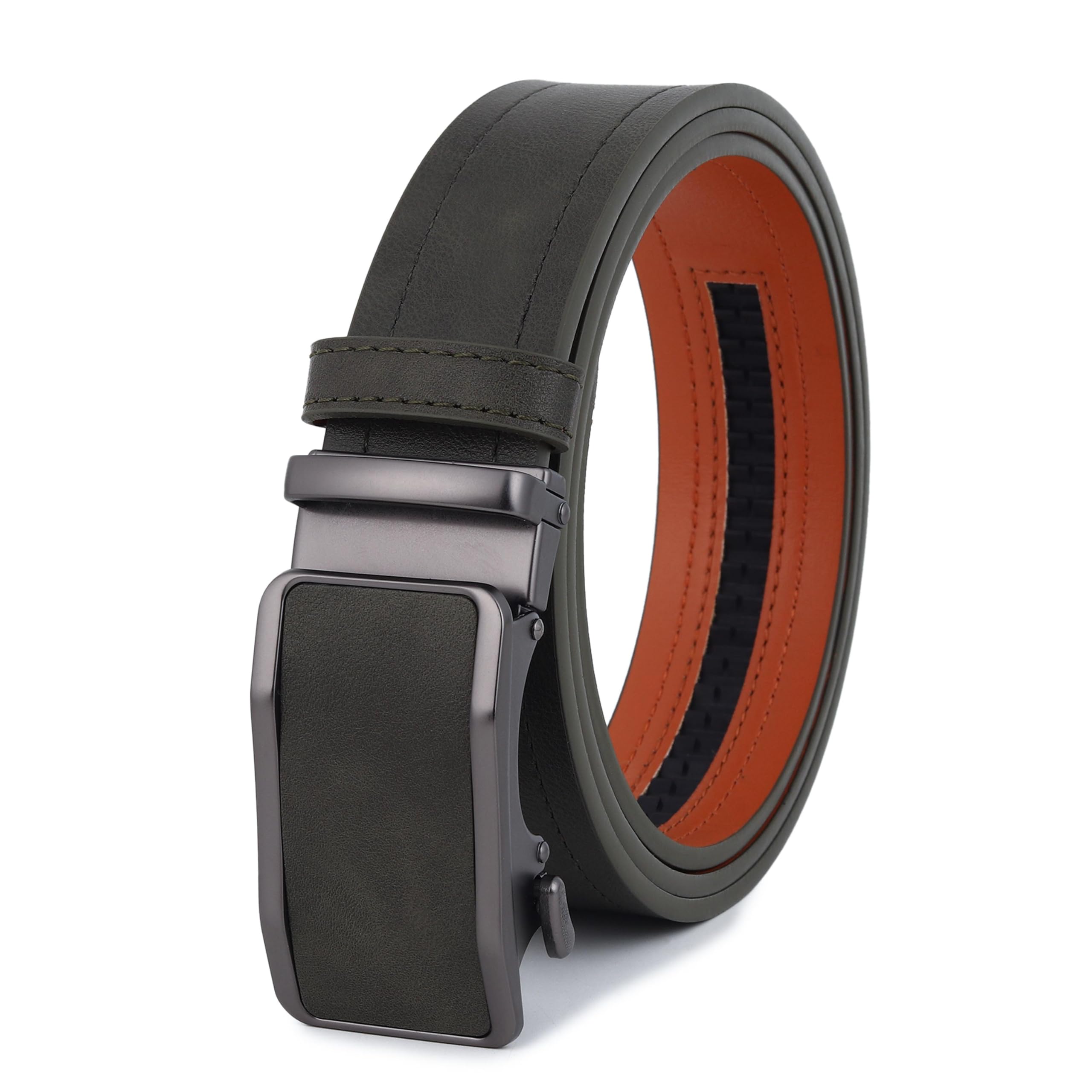 jettream Men's Auto Lock PU Leather Belt-picture-41