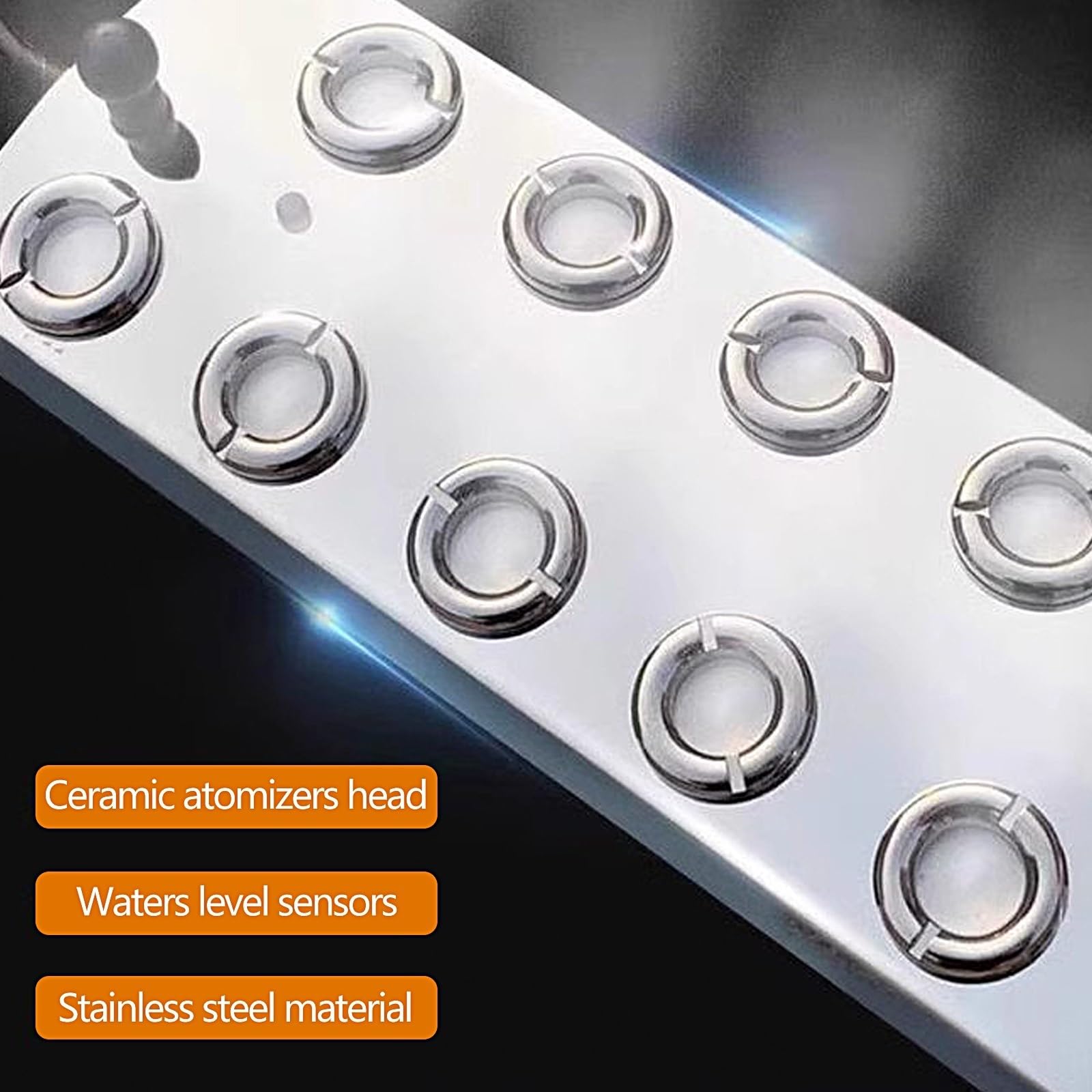 Inteligentny Nawilżacz, Ultradźwiękowy Nawilżacz Powietrza, Obudowa ze Stali Nierdzewnej, Ceramiczna Głowica Atomizera, do Przemysłu Handlu Rolnictwa Hodowli(40 * 27 * 47cm (400W))