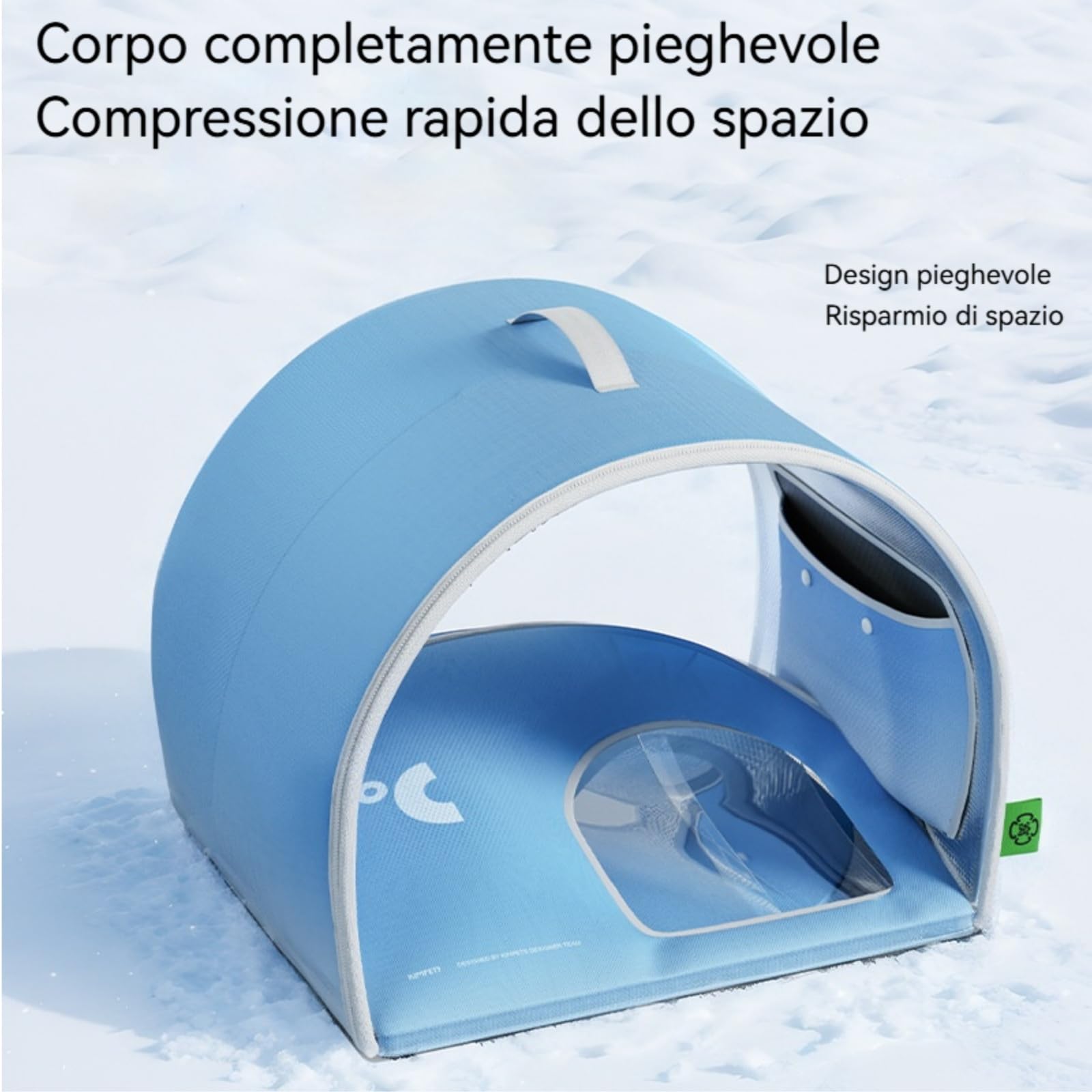 Casetta rinfrescante per gatti e cani ， Casa refrigerante pieghevole per gatti e cani ，casa di raffreddamento per animali，Resistente alle intemperie, adatto per il soggiorno in giardino (blu, A)