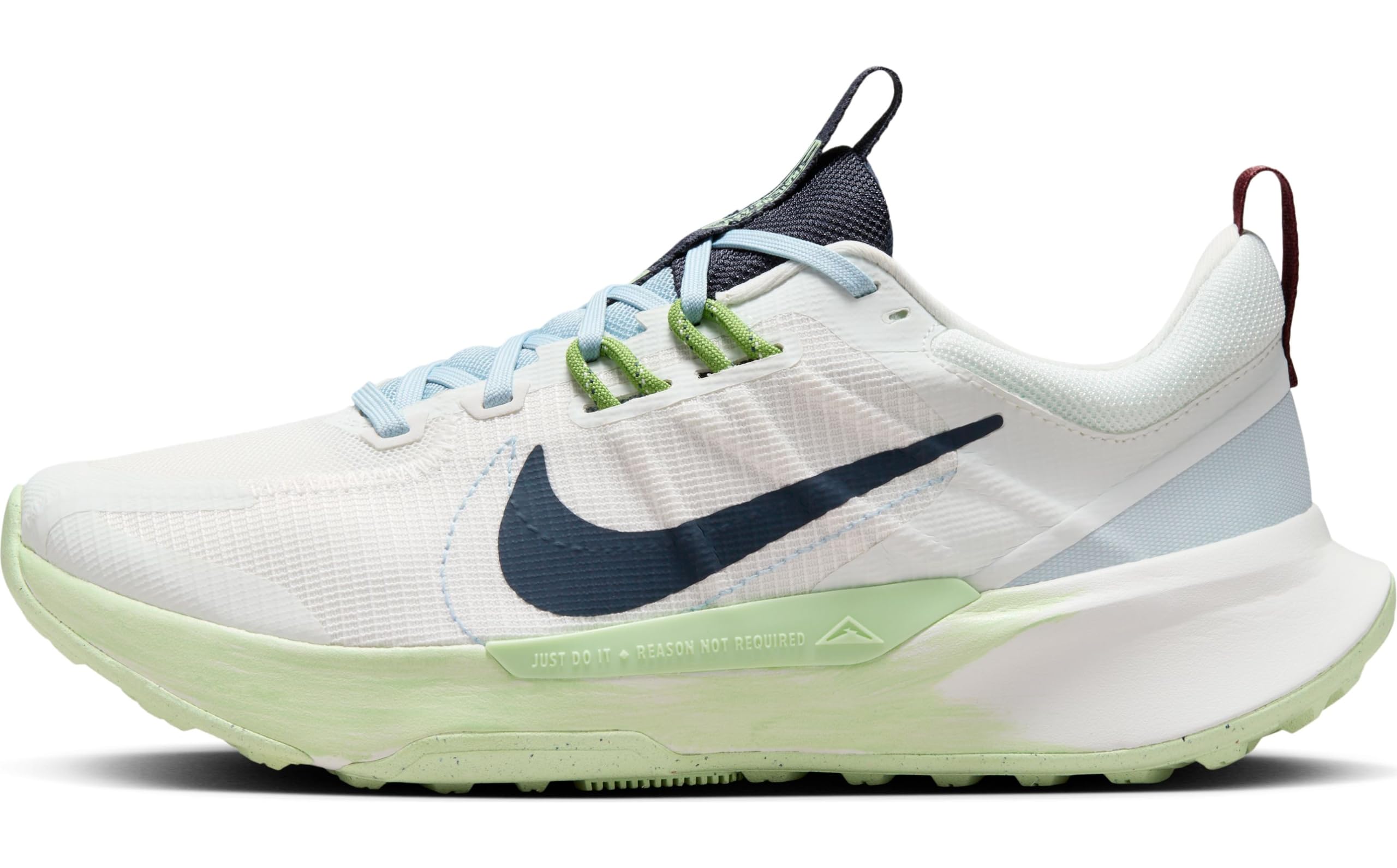 Nike Women's Running Shoes, Summit White Thunder Blue Vapor Green, 7 Women