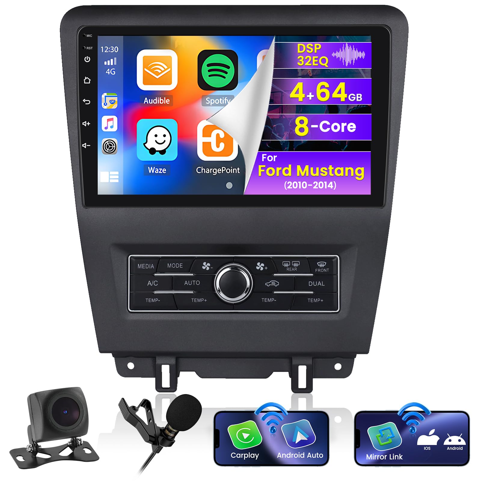 2010年〜2014年　マスタング用　CarPlay iLink予備1個付き。 2010年〜2014年 マスタング用 CarPlay iLink予備1個付き