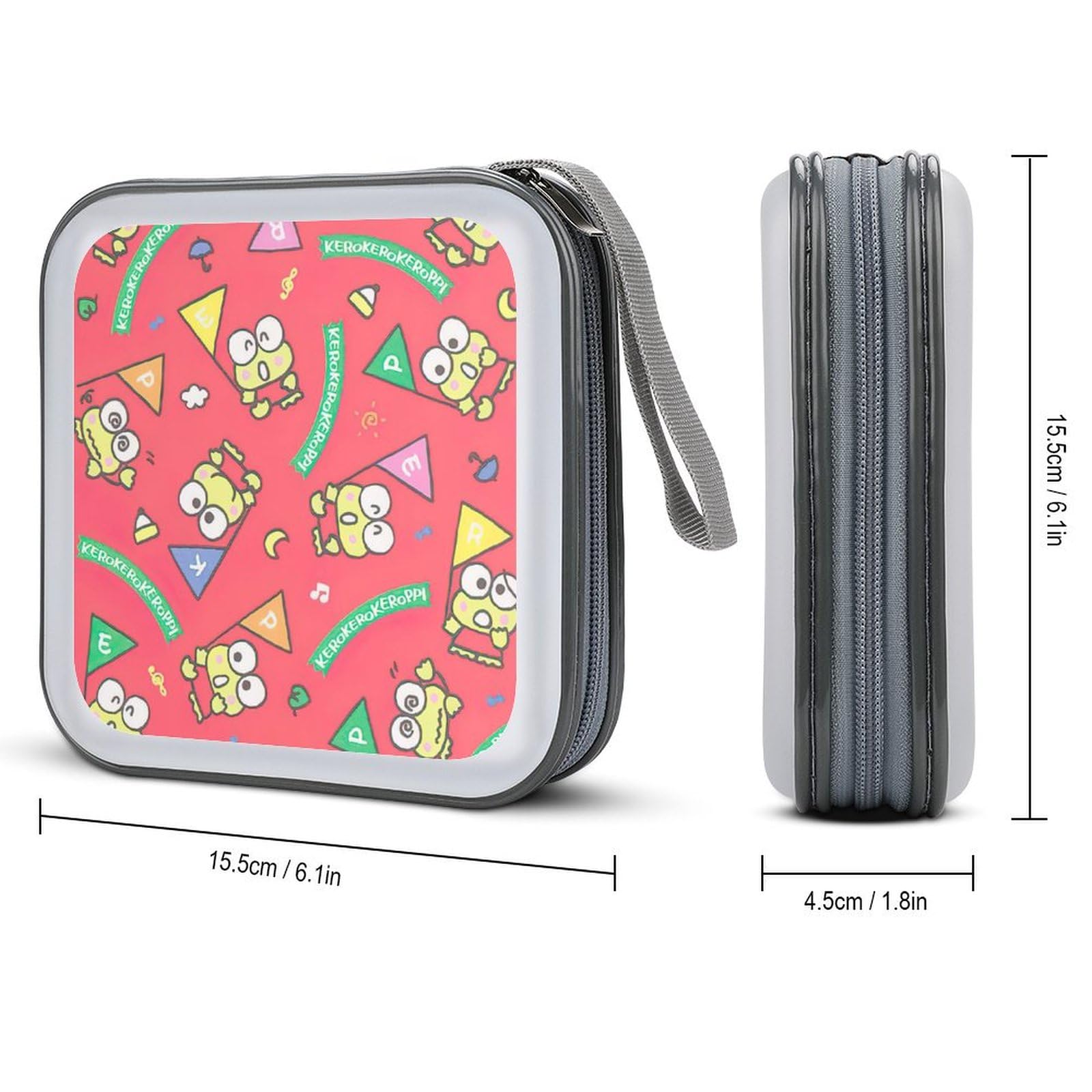 Amazon.co.jp: けろけろけろっぴ CDケース DVDケース 大容量