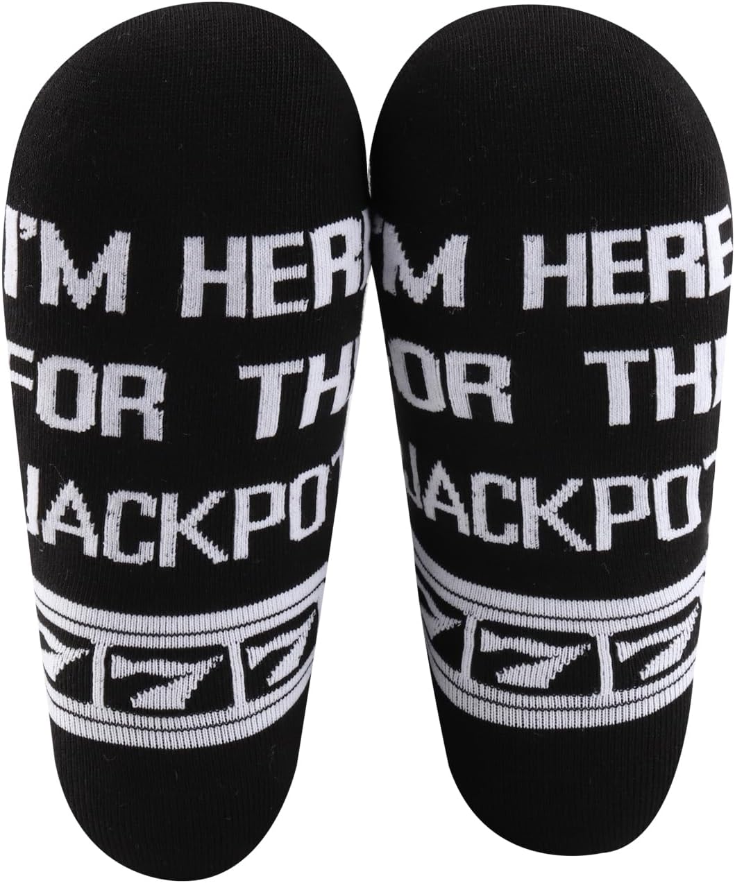 PXTIDY 2 Pairs Slot Machine Sock Casino Slot Machine Gift Gambling Sock Gambling Gift Jackpot Socks - Image 6