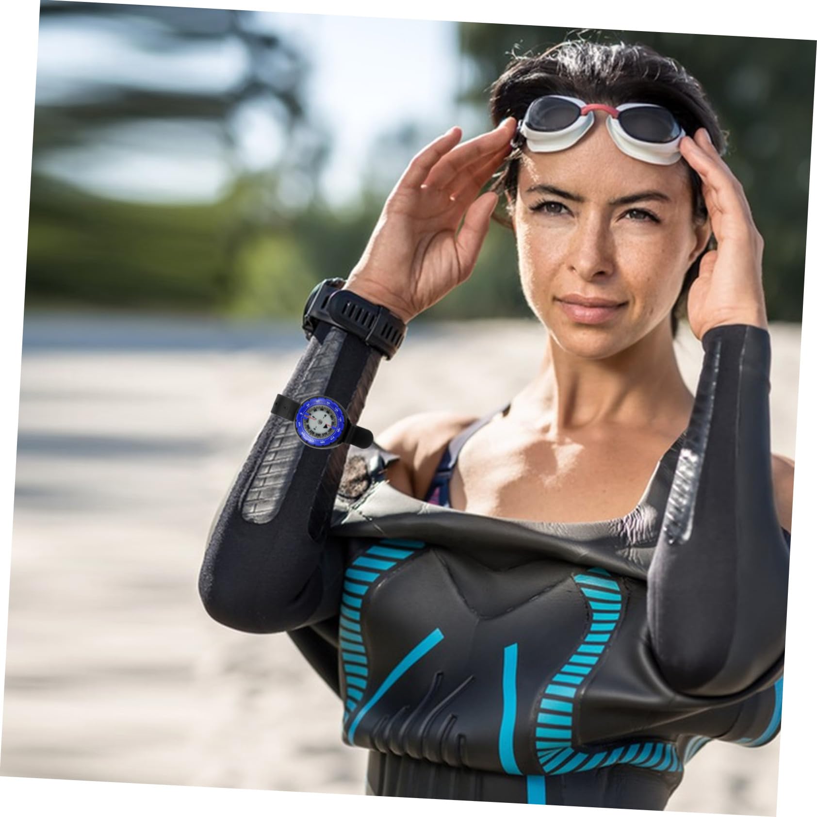 Zerodeko Brújula de Buceo para Hombre con Correa de Muñeca Herramienta de Navegación Compacta y Precisa para Senderismo Kayak y Supervivencia al Aire