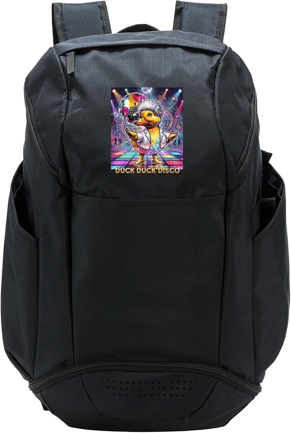 Rubber Duckie Duck Duck Disco Dance Lover Funny Dancing Sport Backpack