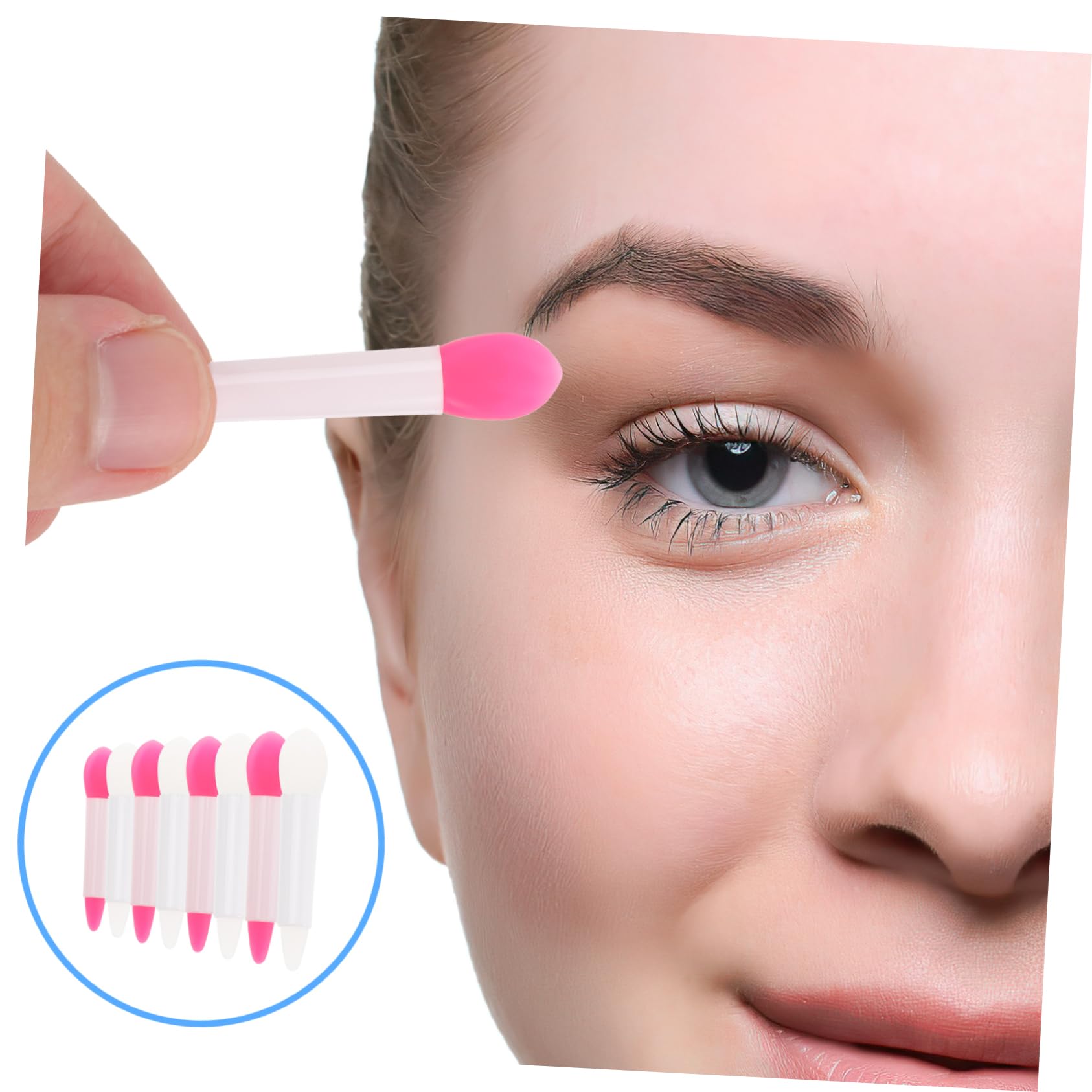Housoutil 80stücke Teiliges Silikon Lippenpinsel Und Augencreme Applikatoren Wiederverwendbare Make-up Werkzeuge Für Lippenstift Und Lidschatten Für Kosmetik Und Gesichtsbehandlungen