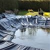 Pool Liner Pool Garden HDPE Membrane Reinforced Guarantee Landscaping Waterproof Liner Cloth, Outdoor Garden Leakproof Fish Pool Pond Liner Size: 5 x 6 m/16 x 19.6 ft
