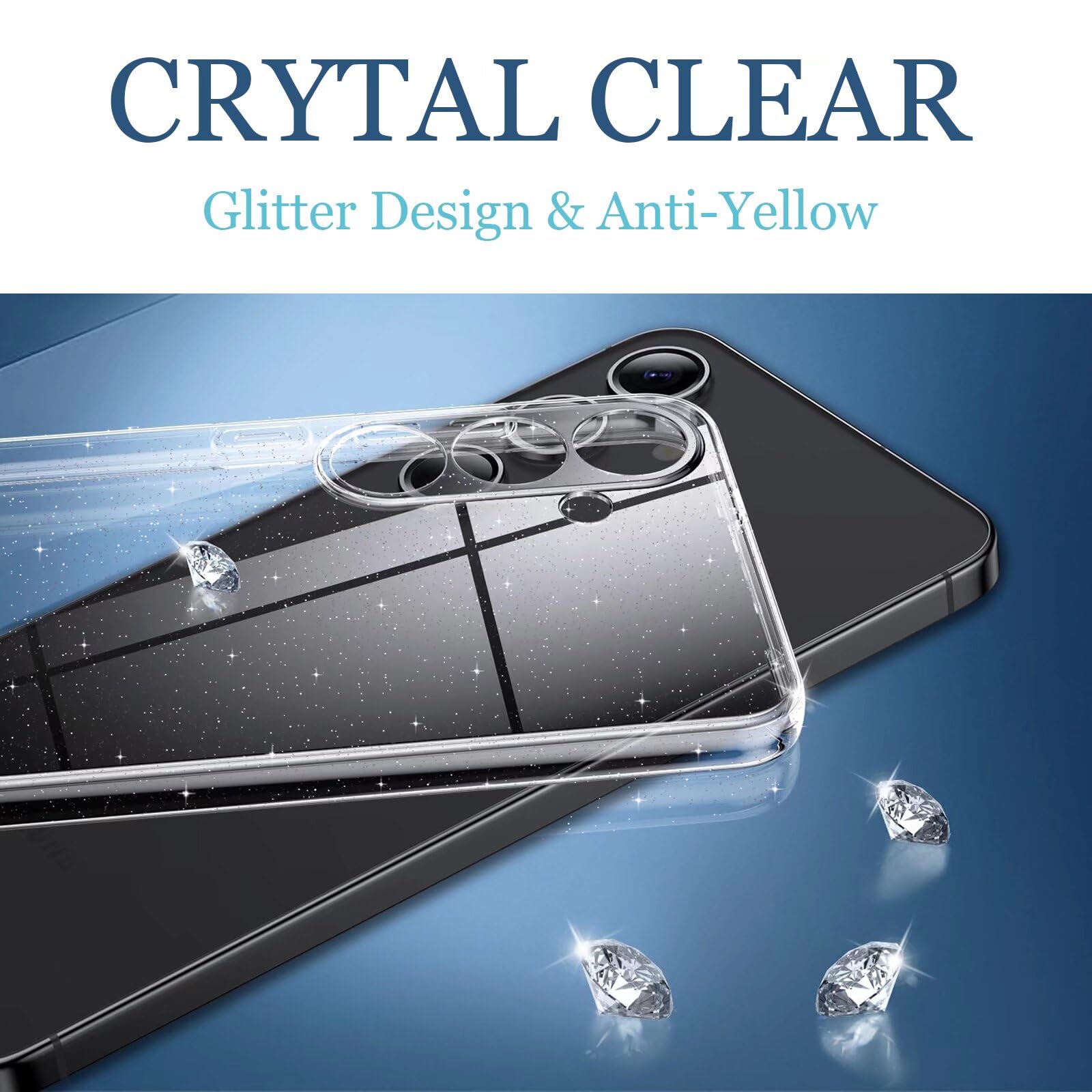 Cover per Xiaomi Redmi Note 13 5G,Custodia Trasparente