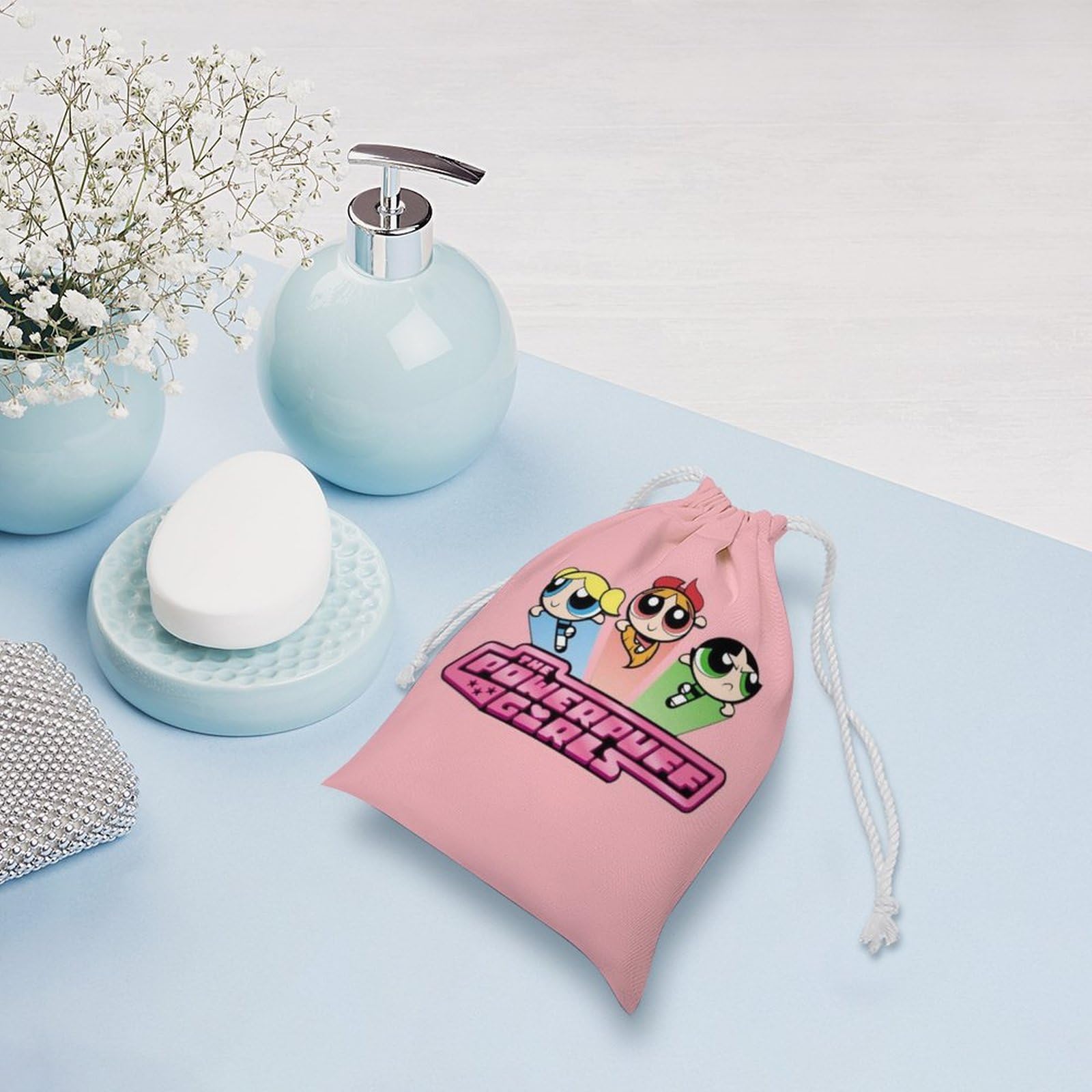 Amazon.co.jp: パワーパフガールズ 巾着袋 給食袋 収納袋 20*25cm 小物 