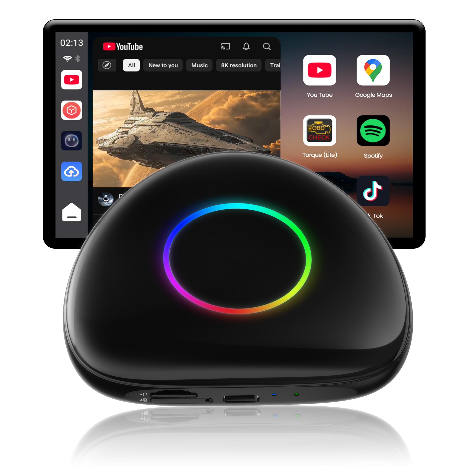 ATOTOOUT「AI Box」CarPlay & Android Auto Amazon.com: ATOTOOUT Magic Box - AI Box CarPlay & Android Auto