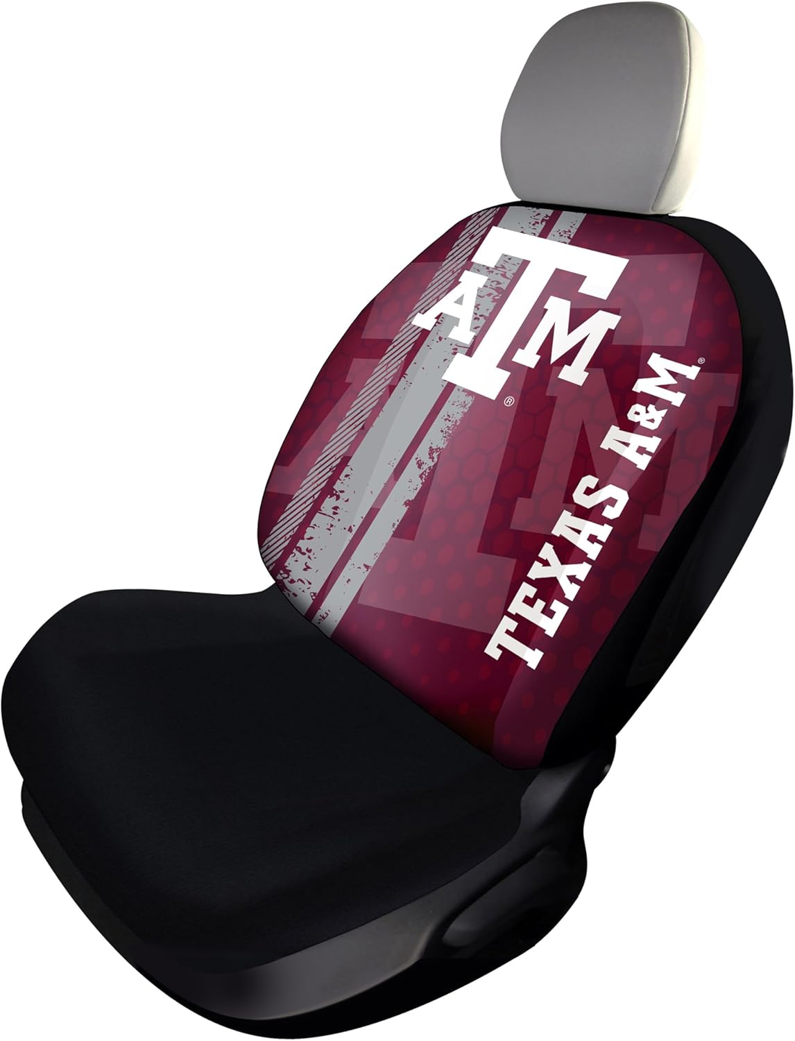 FANMATS Texas A&M University SEATCOVERRALLY-Texas A&M Rally Seat Cover - Full Color Vivid Design - 1pc