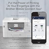 Vista 4 de Brother MFC-J4535DW INKvestment - Impresora de inyección de tinta a color todo en uno Tank con NFC, impresión dúplex e inalámbrica, además de hasta