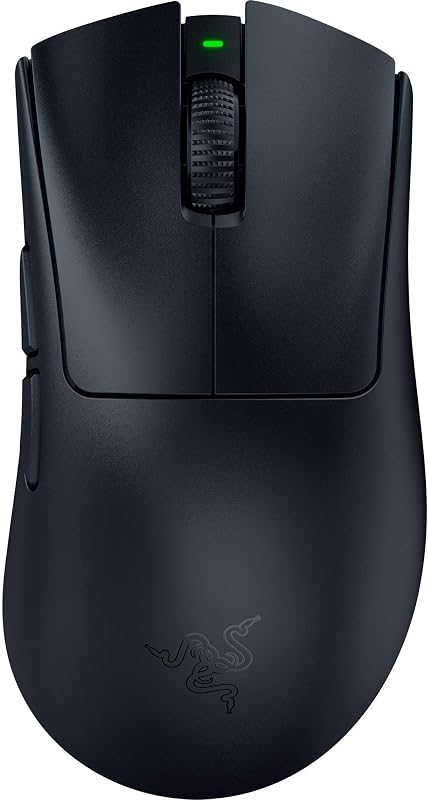 Razer DeathAdder V4 Pro Wireless Gamer Egér 56g Ultralight 45K Sensor - black, DeathAdder V4 Pro