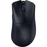 Razer レイザー DeathAdder V4 Pro ゲーミングマウス ワイヤレス 無線 56gの超軽量 8,000Hzドングル同梱 高精度の第2世代 Focus Pro 45K オプティカルセンサー 超低遅延を実現する第2世代 HyperSpeed Wireless オプティカルスクロールホイール 第4世代 オプティカルマウススイッチ 150時間のバッテリー駆動