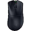 Razer DeathAdder V4 Pro Wireless Gaming Mouse — Ultra-Lightweight 56g, 45K DPI Optical Sensor and Scroll Wheel, 8000Hz HyperPolling, Up to 150 Hr Battery, USB-C Charging, for PC, Laptop — Black
