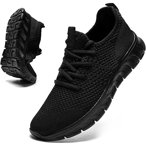Men's Lightweight Running Shoes Slip On Walking Tennis Gym Shoes Fashion Sneakers