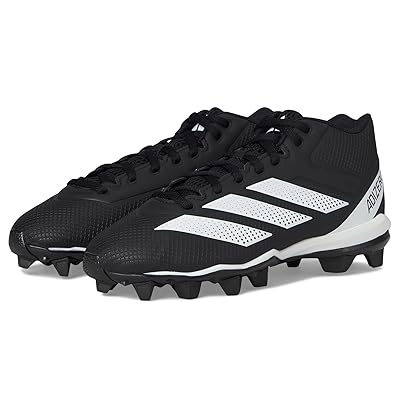 adidas Kids Adizero Impact.2 Molded American Football Shoes (Toddler/Little Kid/Big Kid) Kids Shoes Black/White/Black