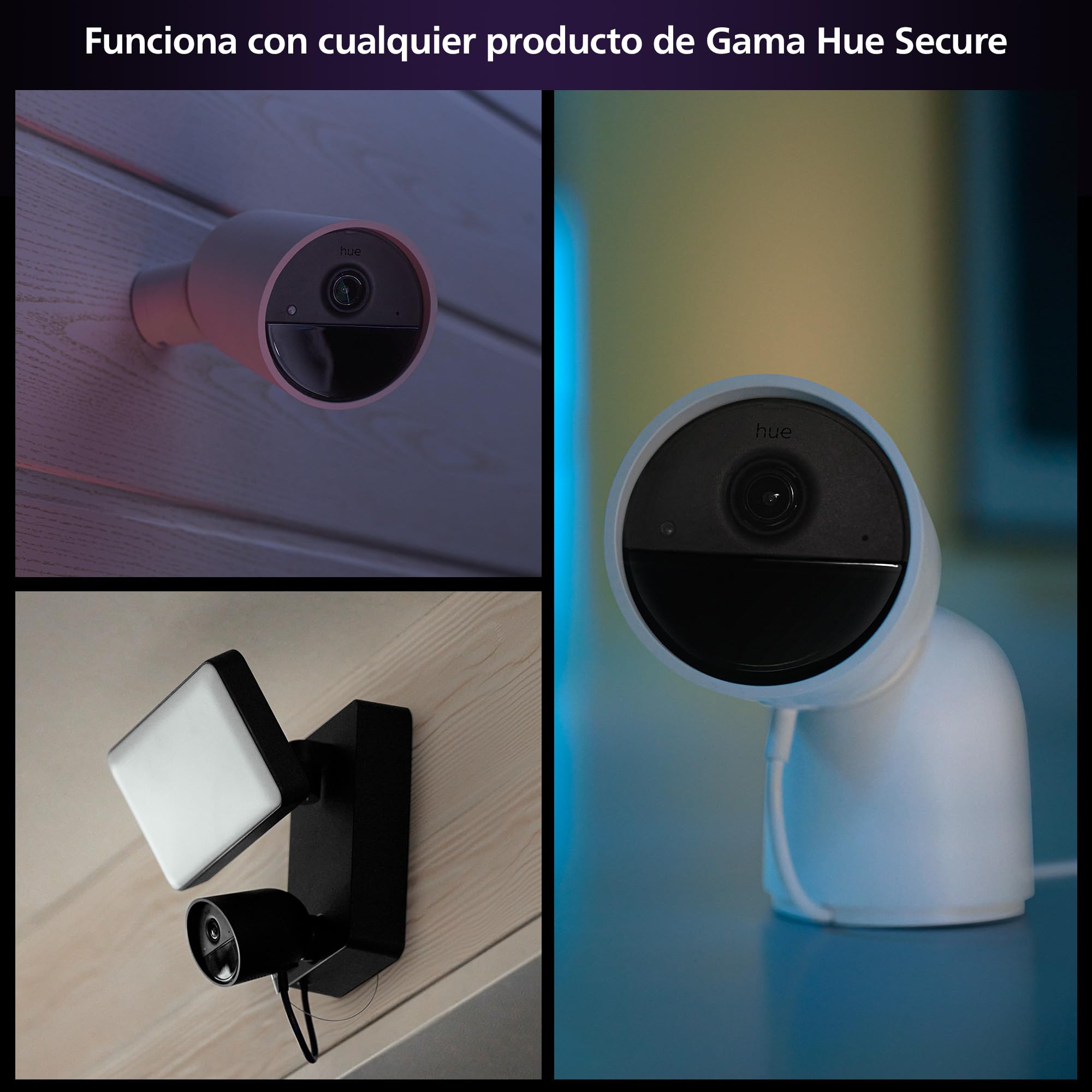 Philips Hue Secure Sensor de Contacto Inteligente para Puertas y Ventanas, Control de Vigilancia y Luz Inteligente con Solo una App, Requiere Bridge, Pack de 2 Sensores, Blanco