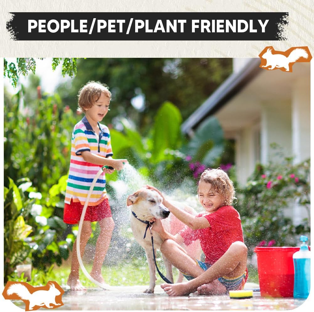 Squirrel Repellent Outdoor, Chipmunk Repellent Outdoor, Squirrel Repellent for Attic, Squirrel Deterrent for Garden, Squirrel Away, Chipmunk Deterrent Outdoor, Plant-Based Ingredients - 8Packs