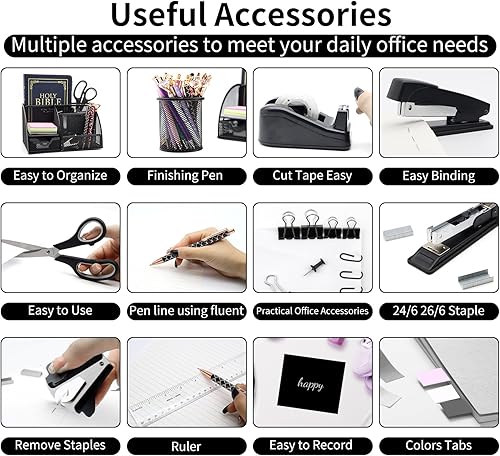 Miniatura 5 de Suministros de oficina negros