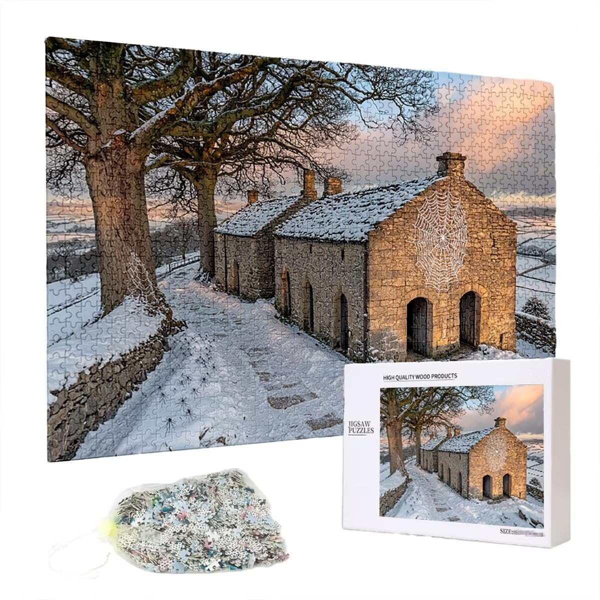 Q-6 puzzle 4000 elementów, 4000 elementów, drewniane puzzle dla dorosłych, trudna łamigłówka, gra logiczna dla całej rodziny, drewniane puzzle do dekoracji salonu, na prezenty, Q-6