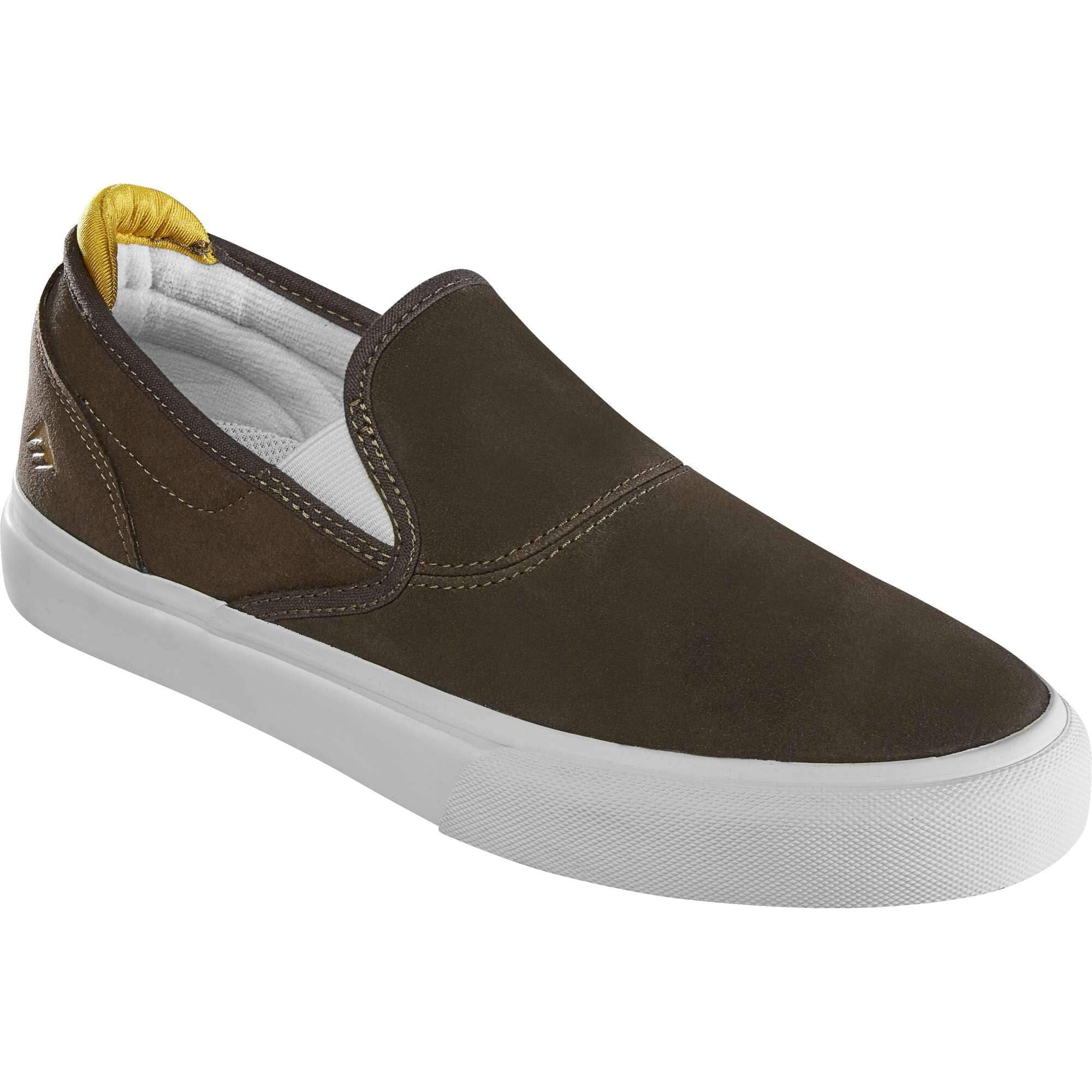 Emerica Men's Wino G6 Slip-On Skate Shoe, Brown/Tan, 10