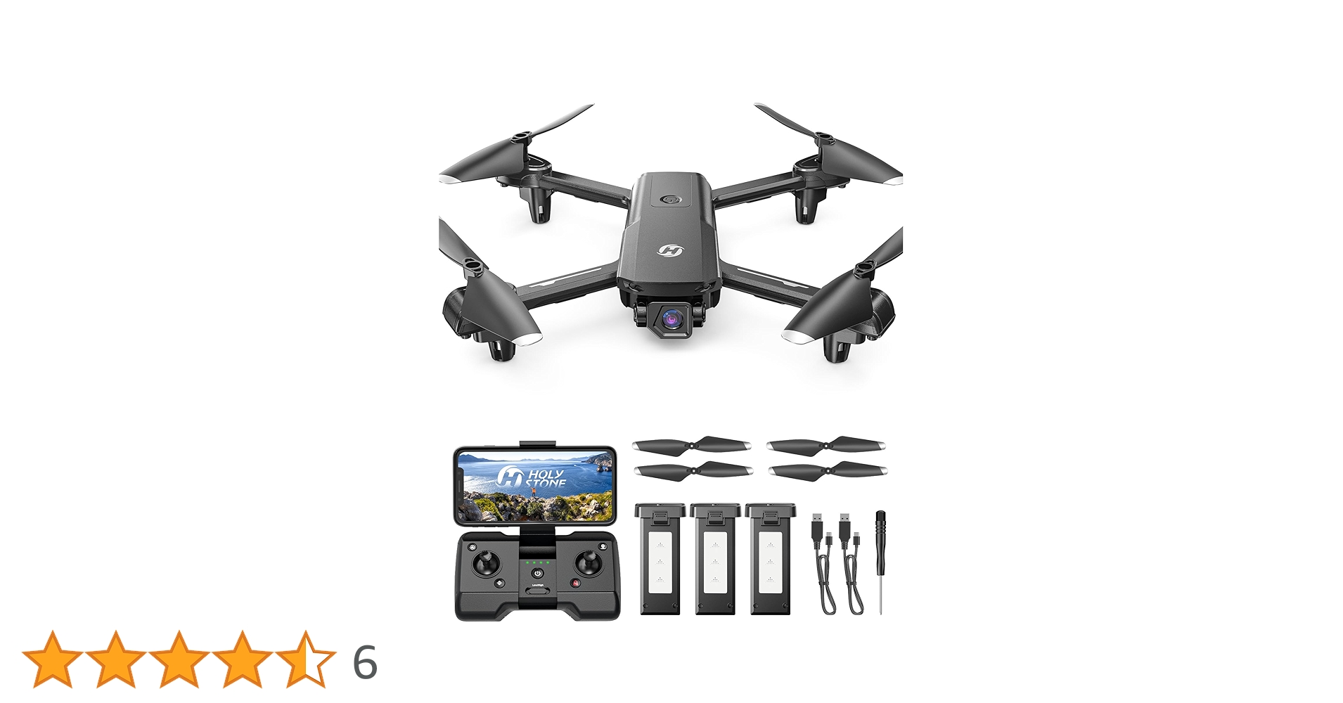 Amazon.co.jp: Holy Stone ドローン カメラ付き 100g未満 GPS