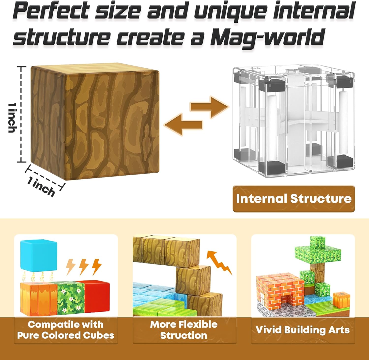 217PCS Magnetic Blocks-Build Mine Magnet World Jurassic Sword Dinosaur Toys Magnetic Forest for Boys Girls 3+ Years Old Magnetic STEM Construction Toys Ages 4-6 6-8 5-7 for Halloween Birthday Gifts