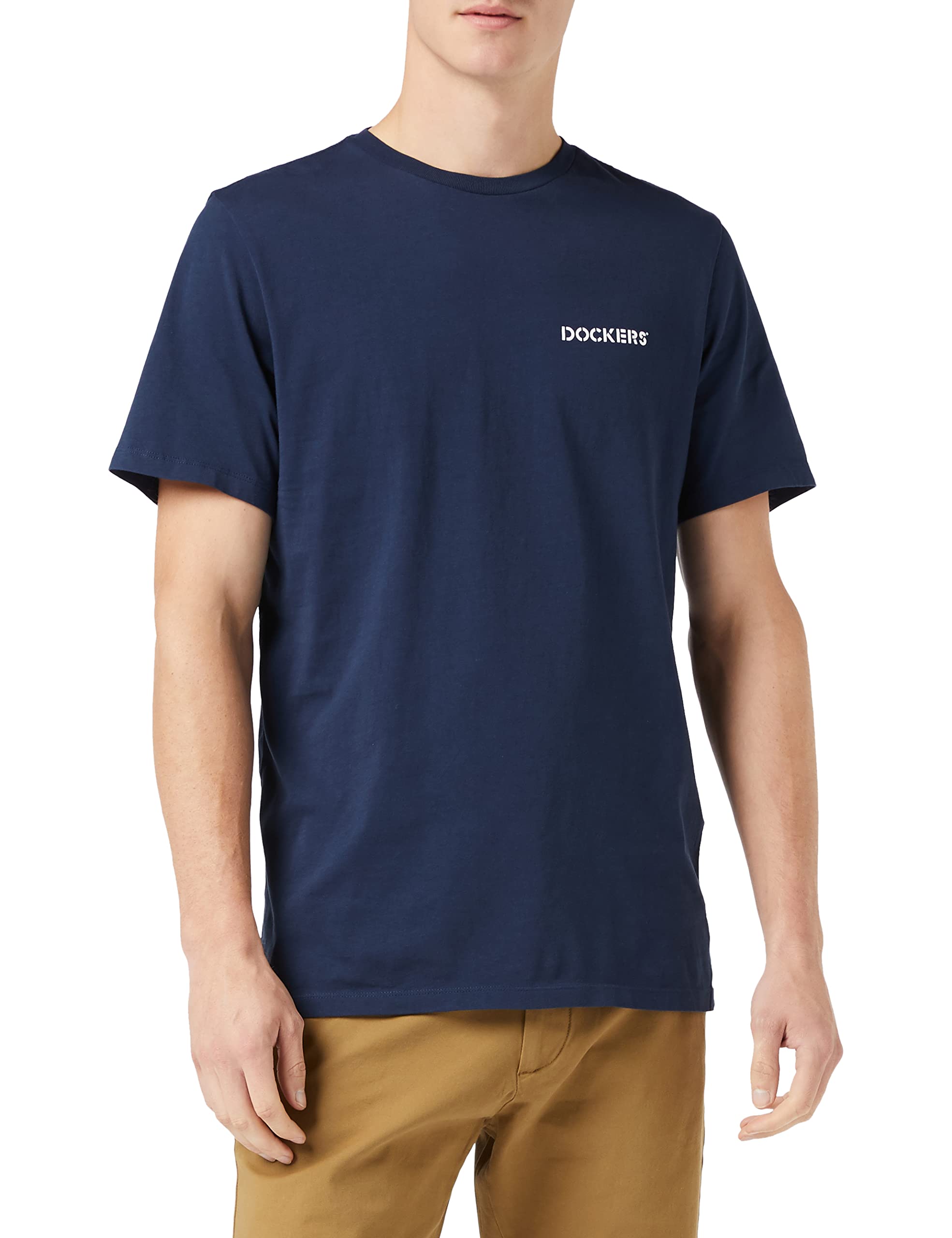 Dockers Men's Logo Tee T Shirt, Pembroke + Stencil, XXL UK