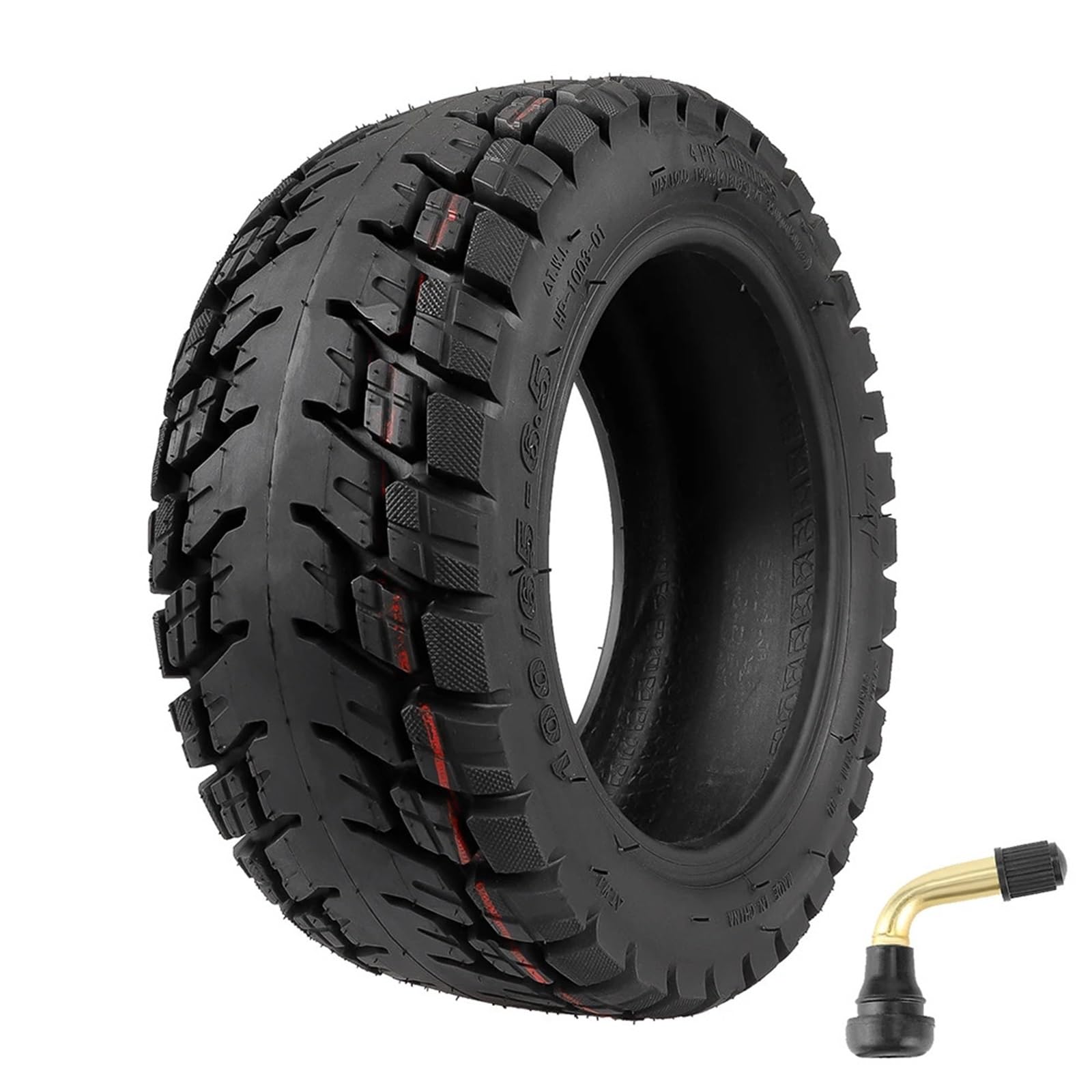 Gomme Monopattino Elettrico,Pneumatico Solido Pneumatico Tubeless 11" 100/65-6.5 Allargato E Ispessito Per Scooter Elettrico, Ruota Fuoristrada Antiscivolo