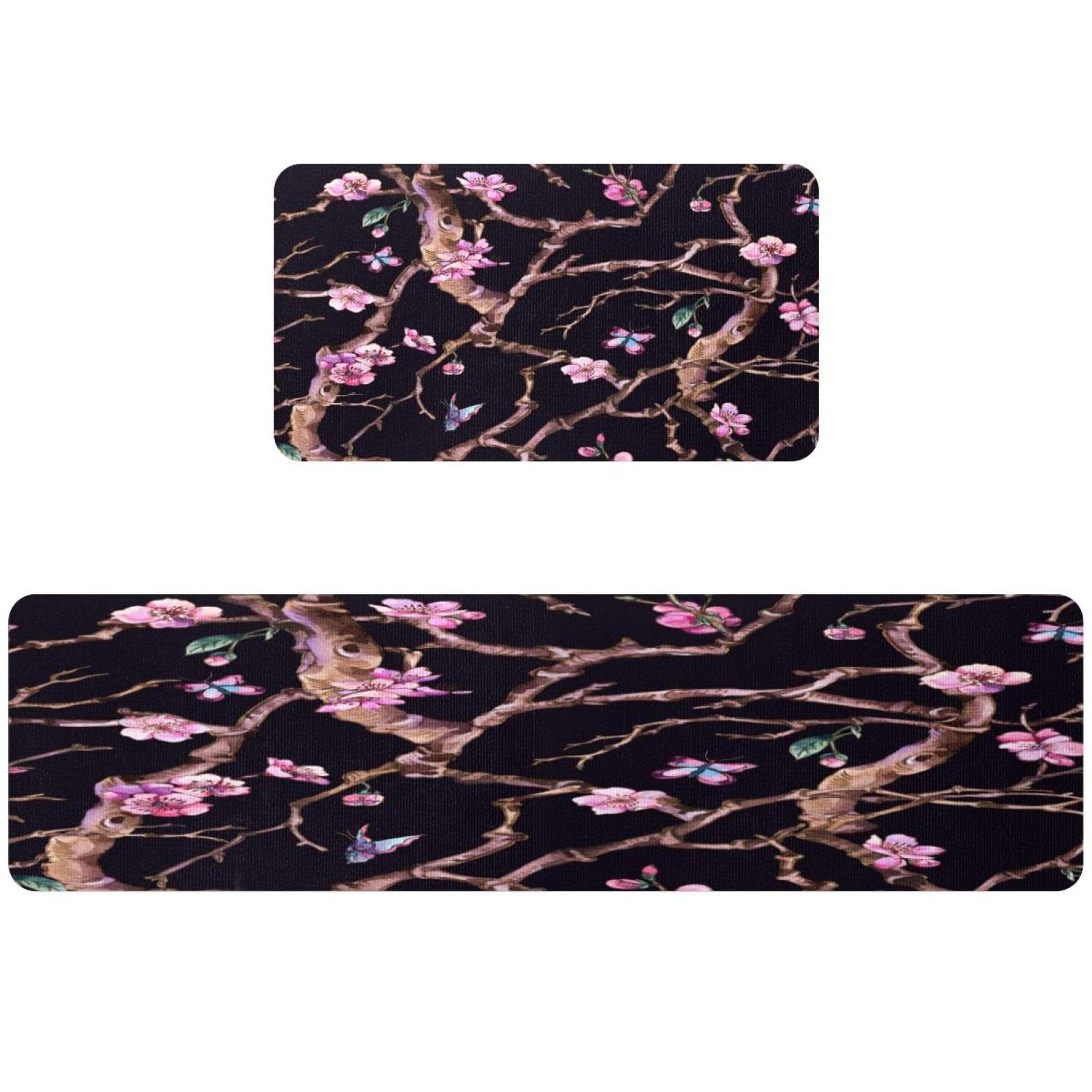 Tapis de cuisine vintage antidérapant et tapis de couloir absorbant lavable