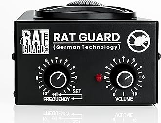 Ratguard Ultrasonic Rat Repellent for Shops & Small Commercial Spaces | Compact Metal Body Machine | Covers up to 1500 Sq Ft | Safe, Non-Toxic, Made in India | 1 Year Warranty