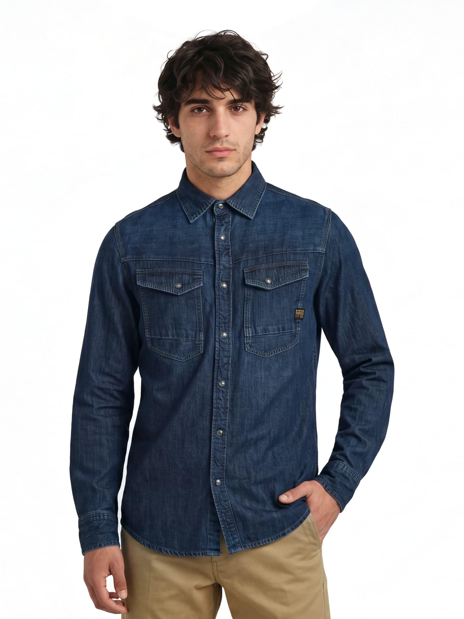 G-Star Raw C.V. Herren Dakota Slim Shirt Shirt