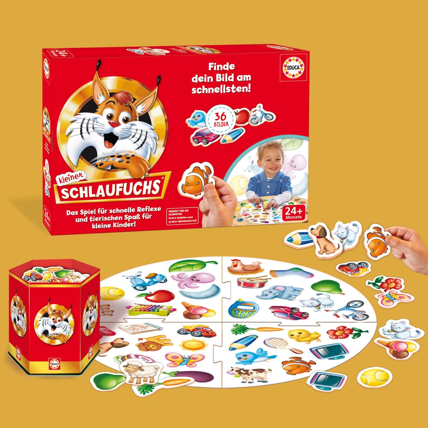 Educa Loopuchs Small - Fast-Paced Family Observation Game For Ages 6+, Model 20057