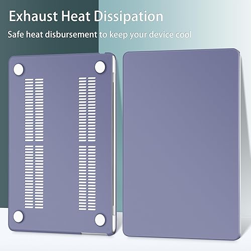 Miniatura 8 de May Chen Compatible con MacBook Air de 13.6 pulgadas, modelo A2681, carcasa rígida de plástico para MacBook Air de 13 pulgadas, clip Apple M2 con