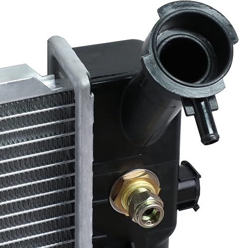 Miniatura 4 de M-AUTO Radiador de aluminio estilo OE compatible con motores 1994 1995 94 95 Lumina Regal Cutlass Supreme 3.1L 3.4L 3.8L Transmisión automática