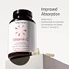 Vitamin C Supplement: Non-Acid VIT C + Iron/Zinc/Copper/Calcium with Citrus Bioflavanoids & Elderberry - UK Made